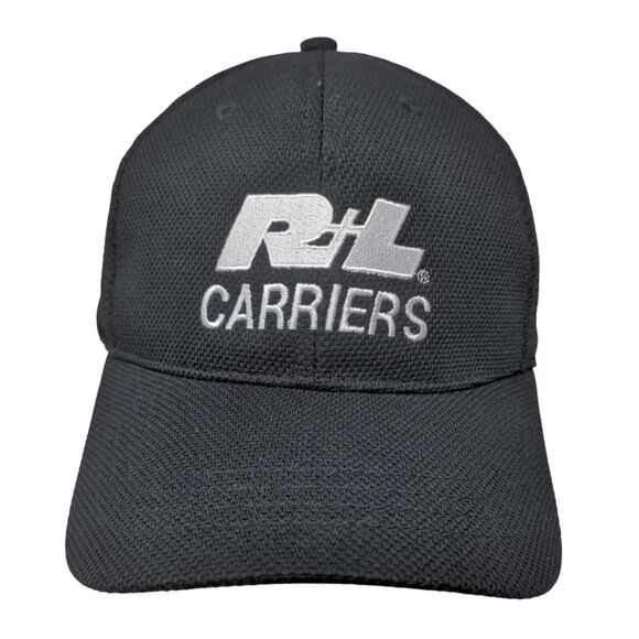 R+L Carriers Racing Men's Slideback Hat Black OSFM #17 Embroidered Logo - Picture 1 of 7